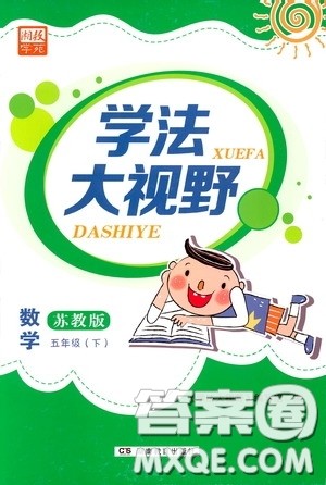 湖南教育出版社2020年学法大视野数学五年级下册苏教版参考答案