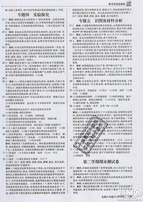 2020新版1加1轻巧夺冠优化训练八年级生物下册济南版答案 2020新版1加1轻巧夺冠优化训练八年级生物下册济南版答案