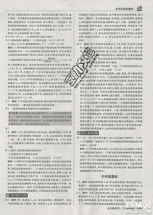 2020新版1加1轻巧夺冠优化训练九年级化学下册科粤版答案