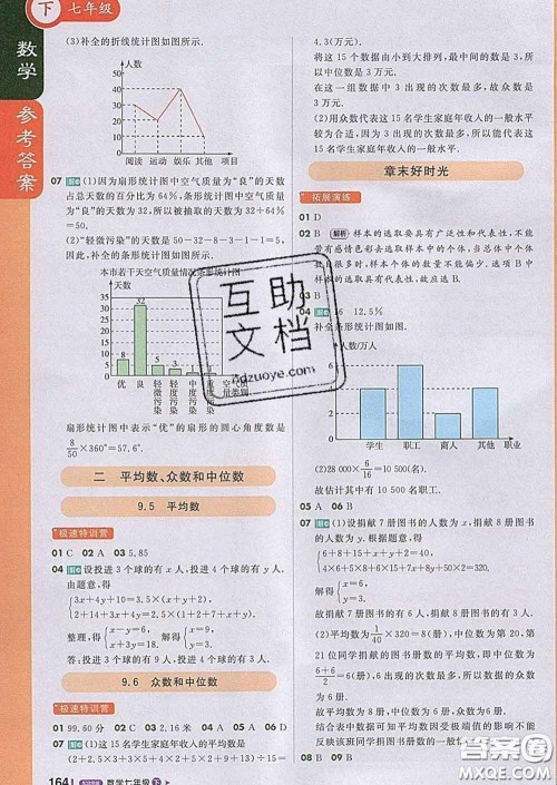 1加1轻巧夺冠课堂直播2020新版七年级数学下册北京版答案