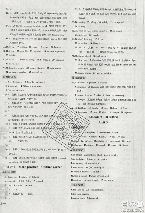 2020荣德基点拨训练九年级牛津英语下册沪教版答案