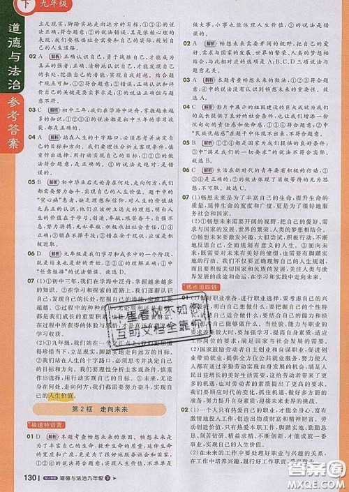 1加1轻巧夺冠课堂直播2020新版九年级道德与法治下册人教版答案 1加1轻巧夺冠课堂直播2020新版九年级道德与法治下册人教版答案