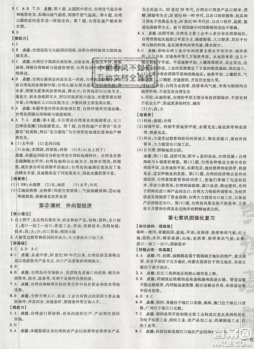 2020荣德基点拨训练八年级地理下册人教版答案 2020荣德基点拨训练八年级地理下册人教版答案