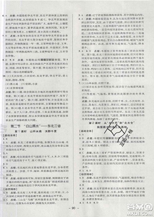 2020春综合应用创新题典中点七年级地理下册鲁教版五四制答案 2020春综合应用创新题典中点七年级地理下册鲁教版五四制答案