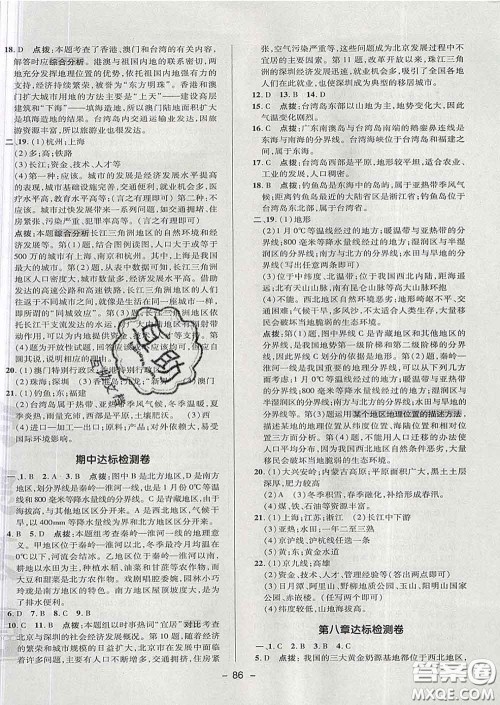 2020春综合应用创新题典中点七年级地理下册鲁教版五四制答案 2020春综合应用创新题典中点七年级地理下册鲁教版五四制答案