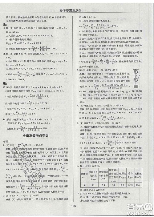 2020春综合应用创新题典中点八年级物理下册鲁科版五四制答案 2020春综合应用创新题典中点八年级物理下册鲁科版五四制答案