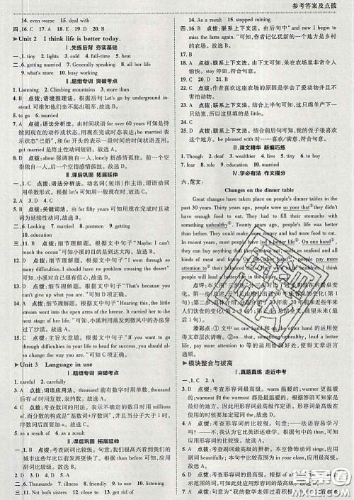 2020春综合应用创新题典中点九年级英语下册外研版答案 2020春综合应用创新题典中点九年级英语下册外研版答案