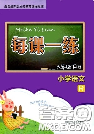 2020年每课一练六年级下册小学语文R人教版参考答案 2020年每课一练六年级下册小学语文R人教版参考答案