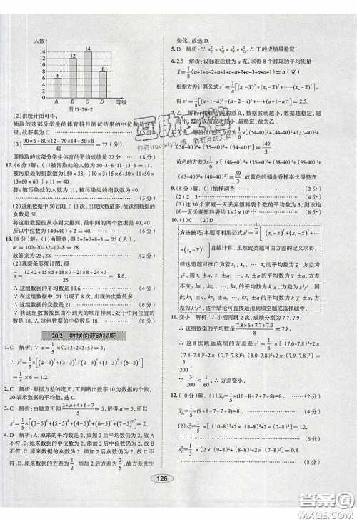 2020年中学教材全练八年级数学下册人教版答案