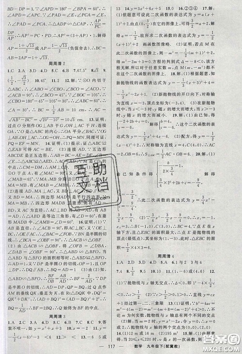 2020年四清导航九年级数学下册冀教版答案 2020年四清导航九年级数学下册冀教版答案