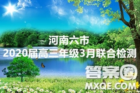 河南六市2020届高三年级3月联合检测理科数学试题及答案 河南六市2020届高三年级3月联合检测理科数学试题及答案