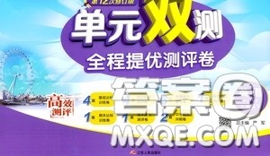 2020年单元双测全程提优测评卷英语九年级下册RJXMB人教版参考答案