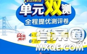 2020年单元双测全程提优测评卷数学九年级下册RMJY人民教育版参考答案
