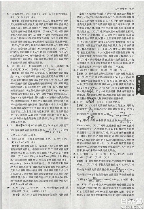 新疆青少年出版社2020年辽宁中考面对面化学人教版答案 新疆青少年出版社2020年辽宁中考面对面化学人教版答案