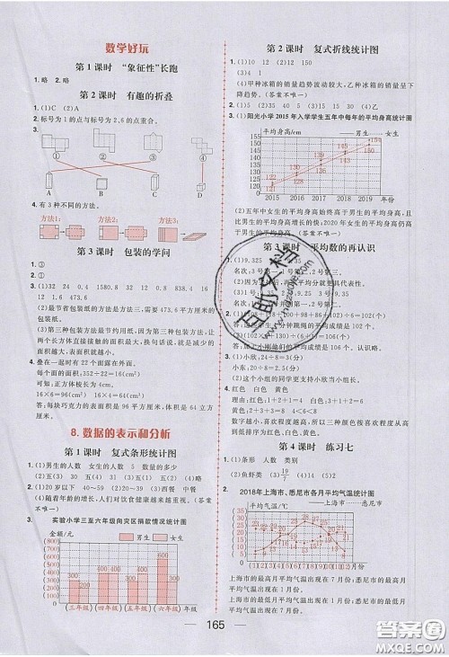 2020年核心素养天天练五年级数学下册北师大版答案 2020年核心素养天天练五年级数学下册北师大版答案