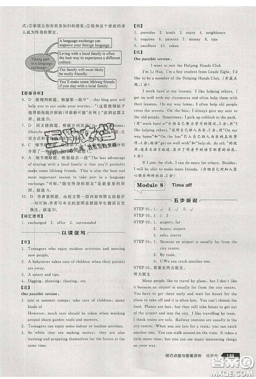 阳光出版社2020春全品优等生八年级英语下册外研版答案 阳光出版社2020春全品优等生八年级英语下册外研版答案