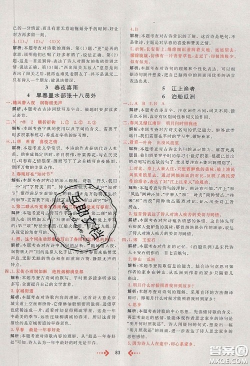 2020春快乐小博士巩固与提高六年级语文下册人教版答案 2020春快乐小博士巩固与提高六年级语文下册人教版答案