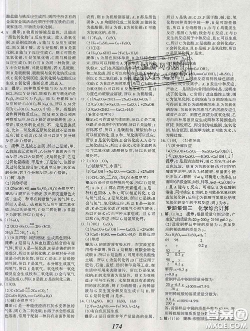 2020春全优课堂考点集训与满分备考九年级化学下册人教版答案
