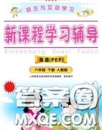 2020春自主与互动学习新课程学习辅导六年级英语下册人教版答案