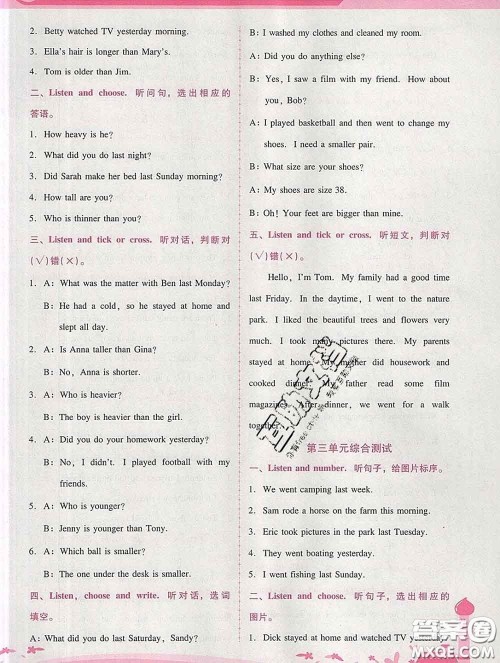 2020春自主与互动学习新课程学习辅导六年级英语下册人教版答案 2020春自主与互动学习新课程学习辅导六年级英语下册人教版答案