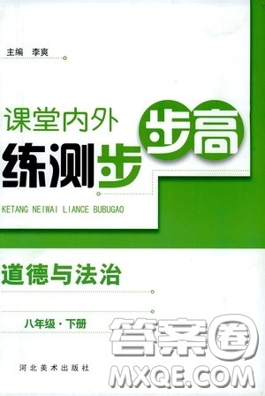 河北美术出版社2020课堂内外练测步步高八年级道德与法治下册人教版答案