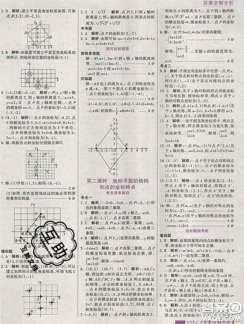 2020新版考点集训与满分备考八年级数学下册冀教版答案