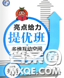 2020春亮点给力提优班多维互动空间六年级英语下册答案 2020春亮点给力提优班多维互动空间六年级英语下册答案
