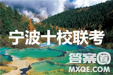 宁波十校2020届高三3月联考试题卷英语答案 宁波十校2020届高三3月联考试题卷英语答案