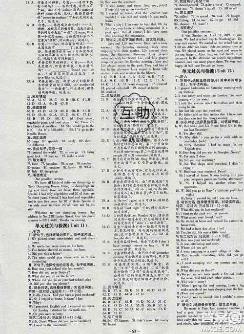 2020新版练案课时作业本七年级英语下册人教版答案 2020新版练案课时作业本七年级英语下册人教版答案