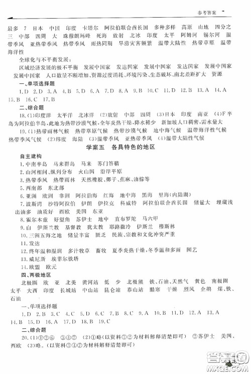 伴你学2020新课程助学丛书地理八年级下册最新版答案 伴你学2020新课程助学丛书地理八年级下册最新版答案