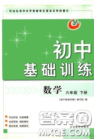 山东教育出版社2020初中基础训练六年级数学下册54学制版答案