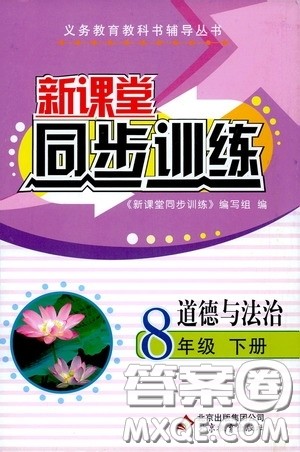 北京教育出版社2020新课堂同步训练八年级道德与法治下册人民教育版答案