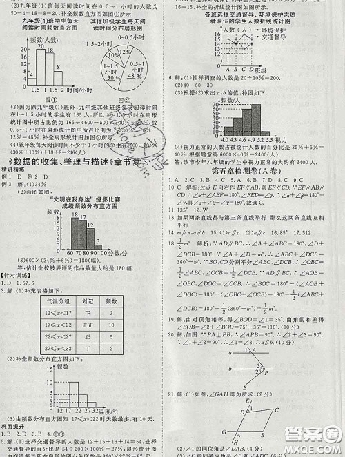 延边大学出版社2020新版新领程丛书新领程七年级数学下册人教版参考答案