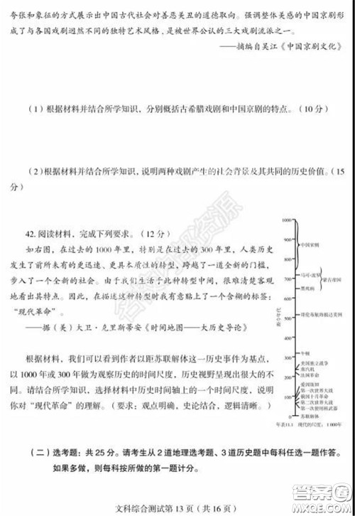 2020年东北三省四市一模文科综合试卷及答案 2020年东北三省四市一模文科综合试卷及答案