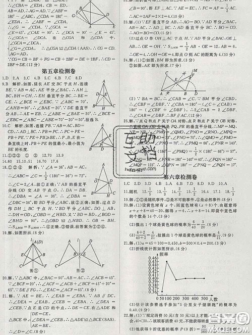 延边大学出版社2020新版新领程丛书新领程七年级数学下册北师版参考答案