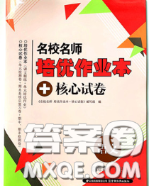 2020新版名校名师培优作业本加核心试卷四年级语文下册人教版答案