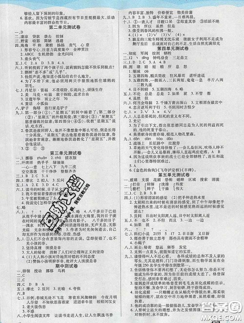 中州古籍出版社2020春黄冈课课练六年级语文下册人教版答案 中州古籍出版社2020春黄冈课课练六年级语文下册人教版答案