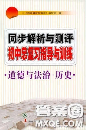 人民教育出版社2020同步解析与测评初中总复习指导与训练道德与法治历史答案