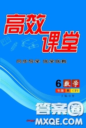 新疆青少年出版社2020高效课堂六年级数学下册人教版答案