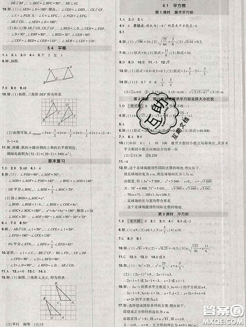 状元成才路2020春创优作业七年级数学下册人教版答案 状元成才路2020春创优作业七年级数学下册人教版答案