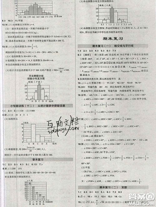 状元成才路2020春创优作业七年级数学下册人教版答案