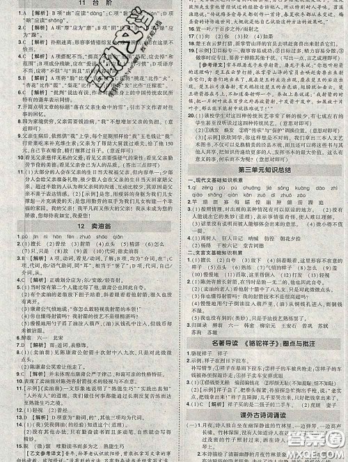 状元成才路2020春创优作业七年级语文下册人教版答案 状元成才路2020春创优作业七年级语文下册人教版答案