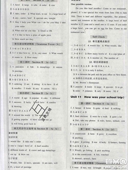 状元成才路2020春创优作业七年级英语下册人教版答案 状元成才路2020春创优作业七年级英语下册人教版答案