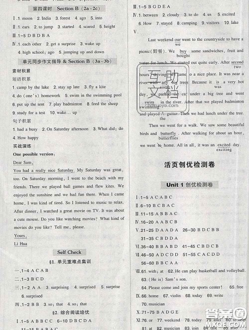 状元成才路2020春创优作业七年级英语下册人教版答案 状元成才路2020春创优作业七年级英语下册人教版答案