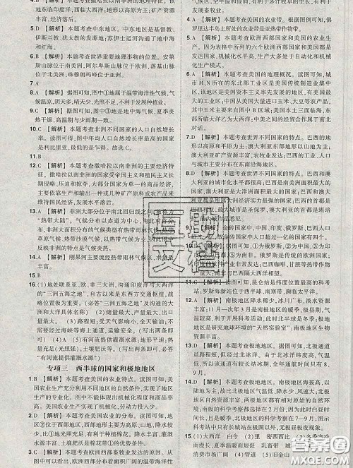 状元成才路2020春创优作业七年级地理下册人教版答案 状元成才路2020春创优作业七年级地理下册人教版答案