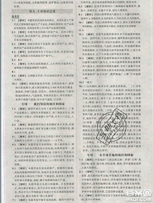 状元成才路2020春创优作业七年级地理下册人教版答案 状元成才路2020春创优作业七年级地理下册人教版答案