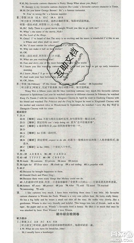 状元成才路2020春创优作业导学案八年级英语下册外研版答案 状元成才路2020春创优作业导学案八年级英语下册外研版答案