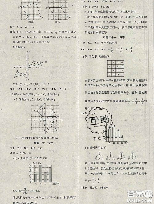 状元成才路2020春创优作业九年级数学下册人教版答案