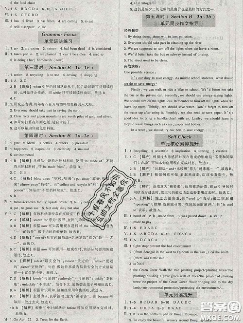 状元成才路2020春创优作业九年级英语下册人教版答案