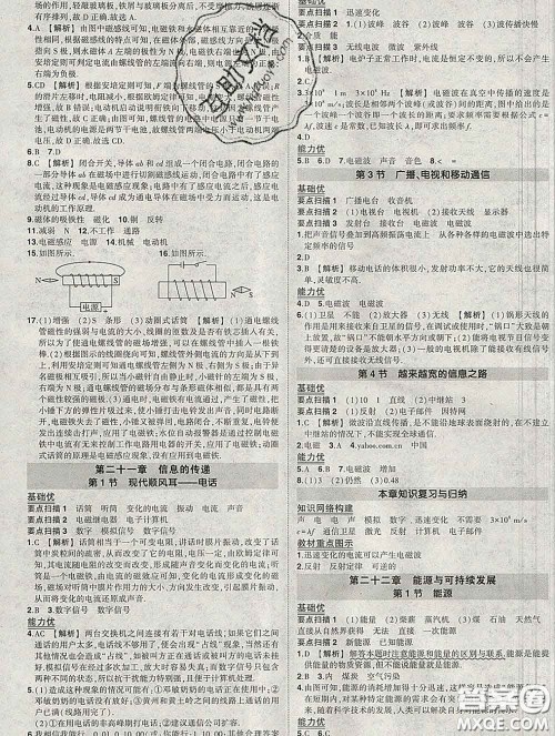 状元成才路2020春创优作业九年级物理下册人教版答案 状元成才路2020春创优作业九年级物理下册人教版答案